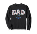 Baseball Dad Happy Fathers Day Sweatshirt - Trendy Graphic for Adults - T-Shirt, Sweatshirt, Hoodie