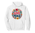 60S 70S Flower Power Groovy Love Peace Hoodie - Graphic Print for Adults - T-Shirt, Sweatshirt, Hoodie