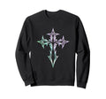 Gothic Cross Y2K Alt Aesthetic Sweatshirt - Fun Novelty Design Men Women - T-Shirt, Sweatshirt, Hoodie