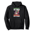 Is His World He Is Mine Baseball Mom Hoodie - Novelty Apparel Men Women - T-Shirt, Sweatshirt, Hoodie