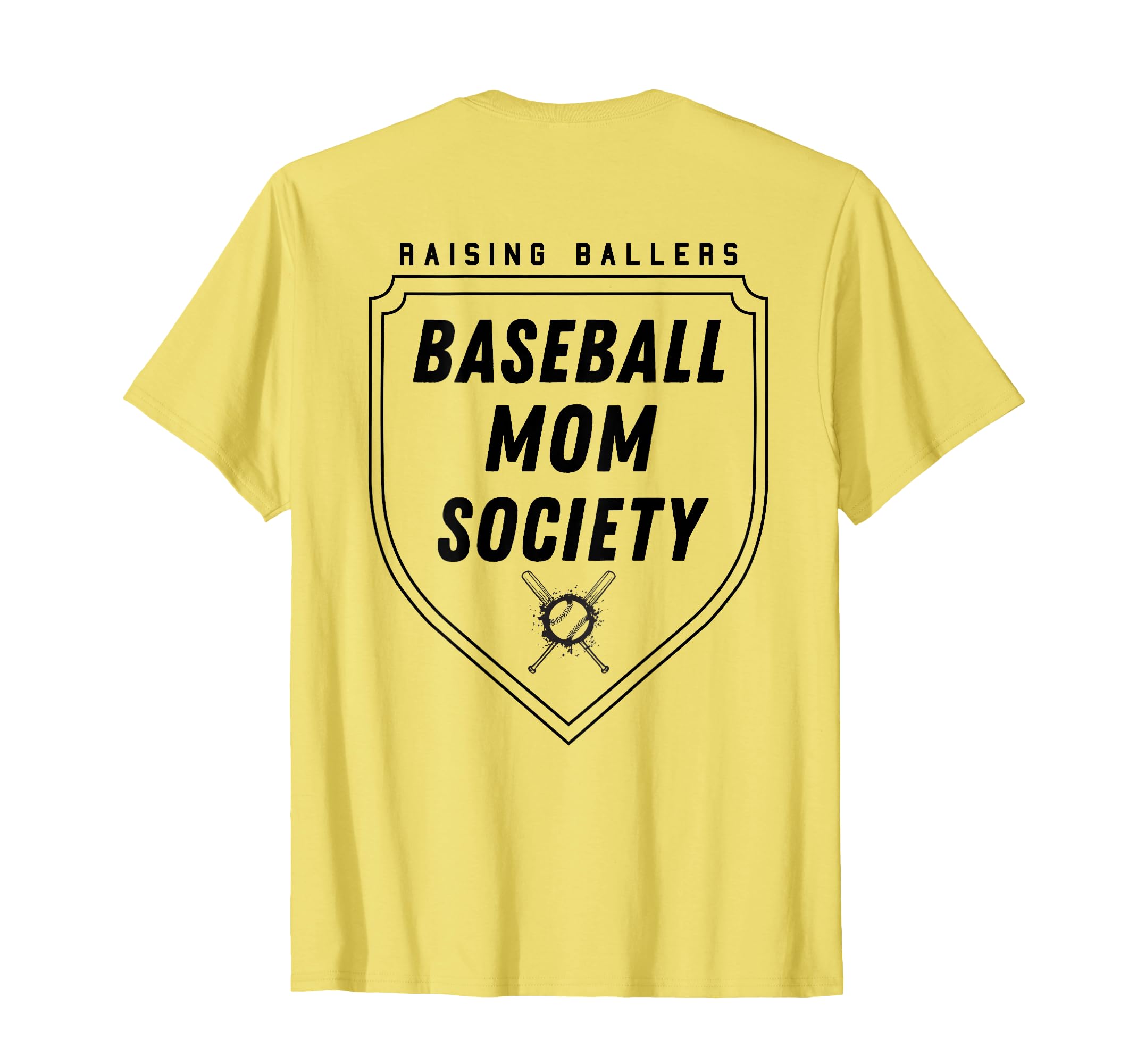 Raising Ballers Baseball Mom Society T-Shirt - Aesthetic Graphic Unisex - T-Shirt, Sweatshirt, Hoodie