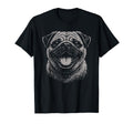 Funny Grunge Pug Dog Lover Pet Pug T-Shirt - Graphic Print Men Women - T-Shirt, Sweatshirt, Hoodie