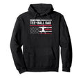 T Ball Dad Fathers Day Softball Hoodie - Custom Art Print for Adults - T-Shirt, Sweatshirt, Hoodie