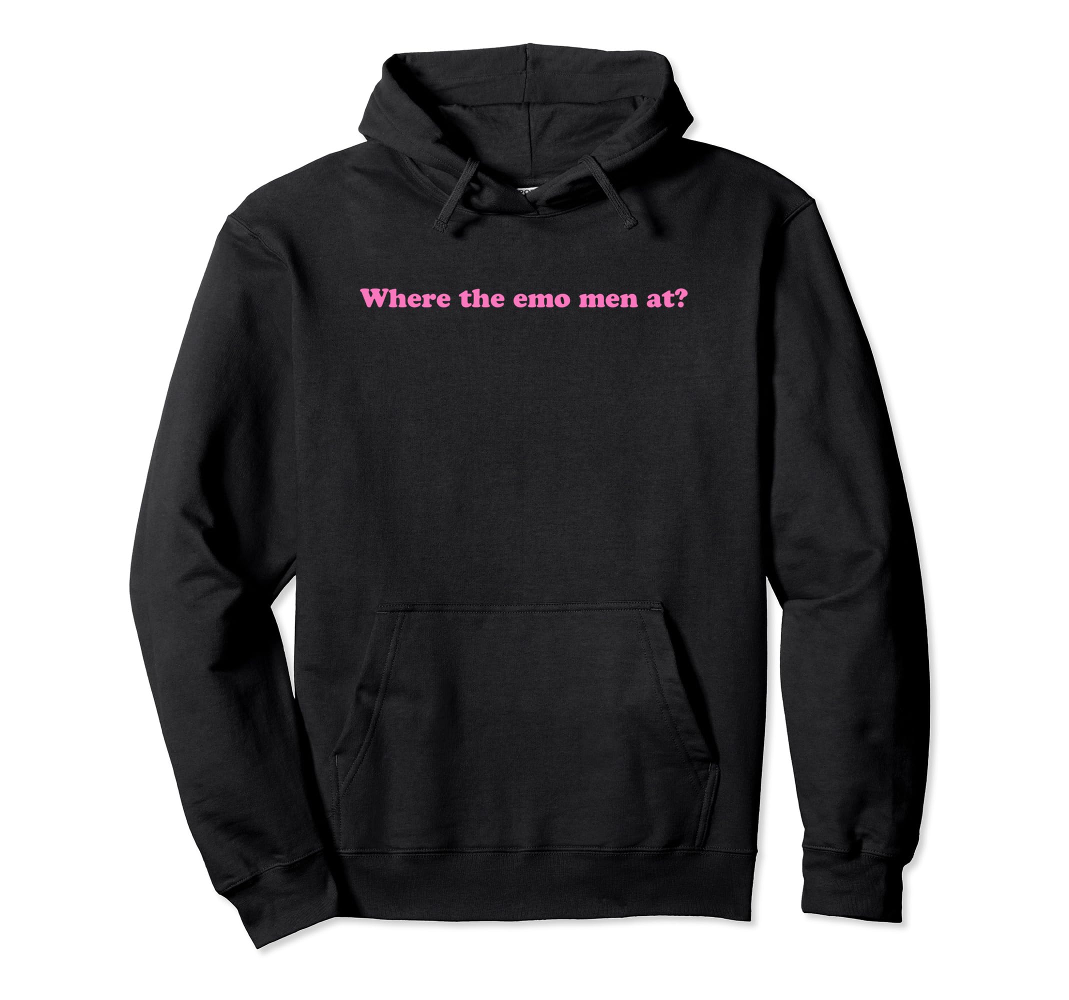 Where Emo Funny Y2K Aesthetic Hoodie - Unique Graphic Unisex - T-Shirt, Sweatshirt, Hoodie