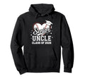 Senior Uncle Class 2026 Baseball Hoodie - Fun Novelty Design for Adults - T-Shirt, Sweatshirt, Hoodie