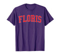 Floris Va Distressed Red Varsity T-Shirt - Aesthetic Graphic Unisex - T-Shirt, Sweatshirt, Hoodie