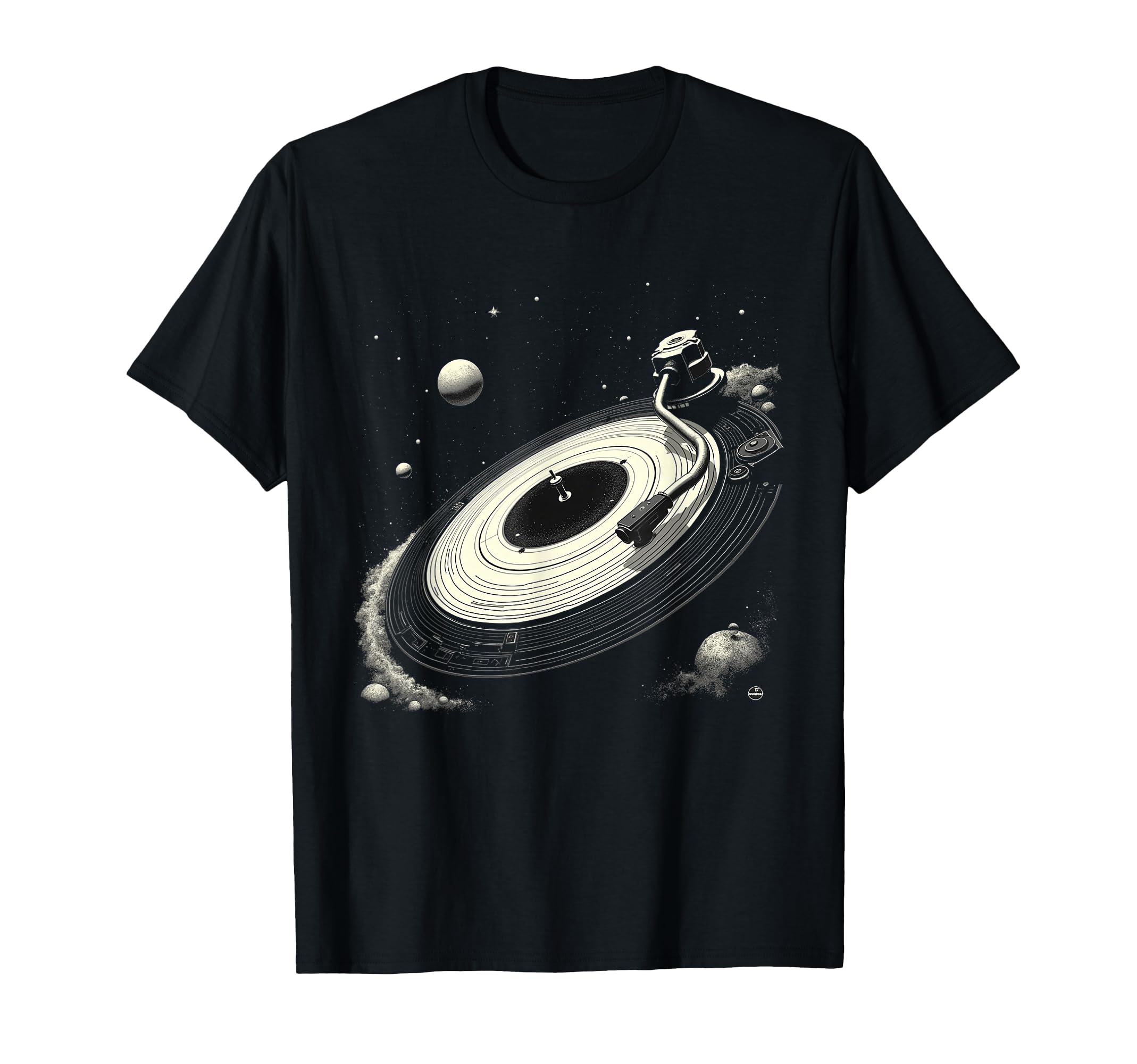Space Dj Shirts Solar System Vinyl T-Shirt - Trendy Graphic Men Women - T-Shirt, Sweatshirt, Hoodie