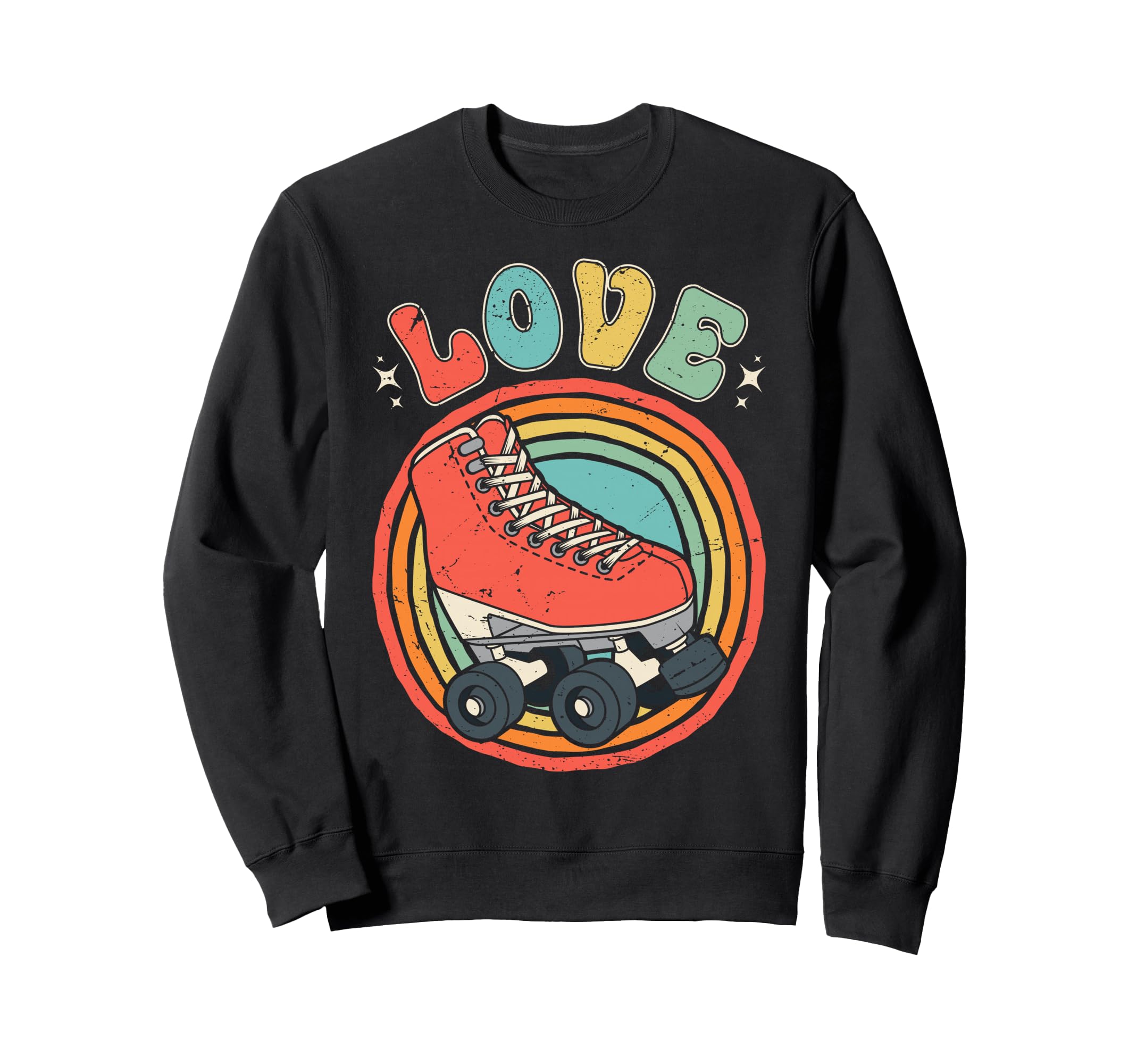 Roller Skating Skater Love Skate Sweatshirt - Custom Art Print Men Women - T-Shirt, Sweatshirt, Hoodie