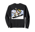 Snowboarding Cat Dabbing Funny Sweatshirt - Streetwear Style for Adults - T-Shirt, Sweatshirt, Hoodie