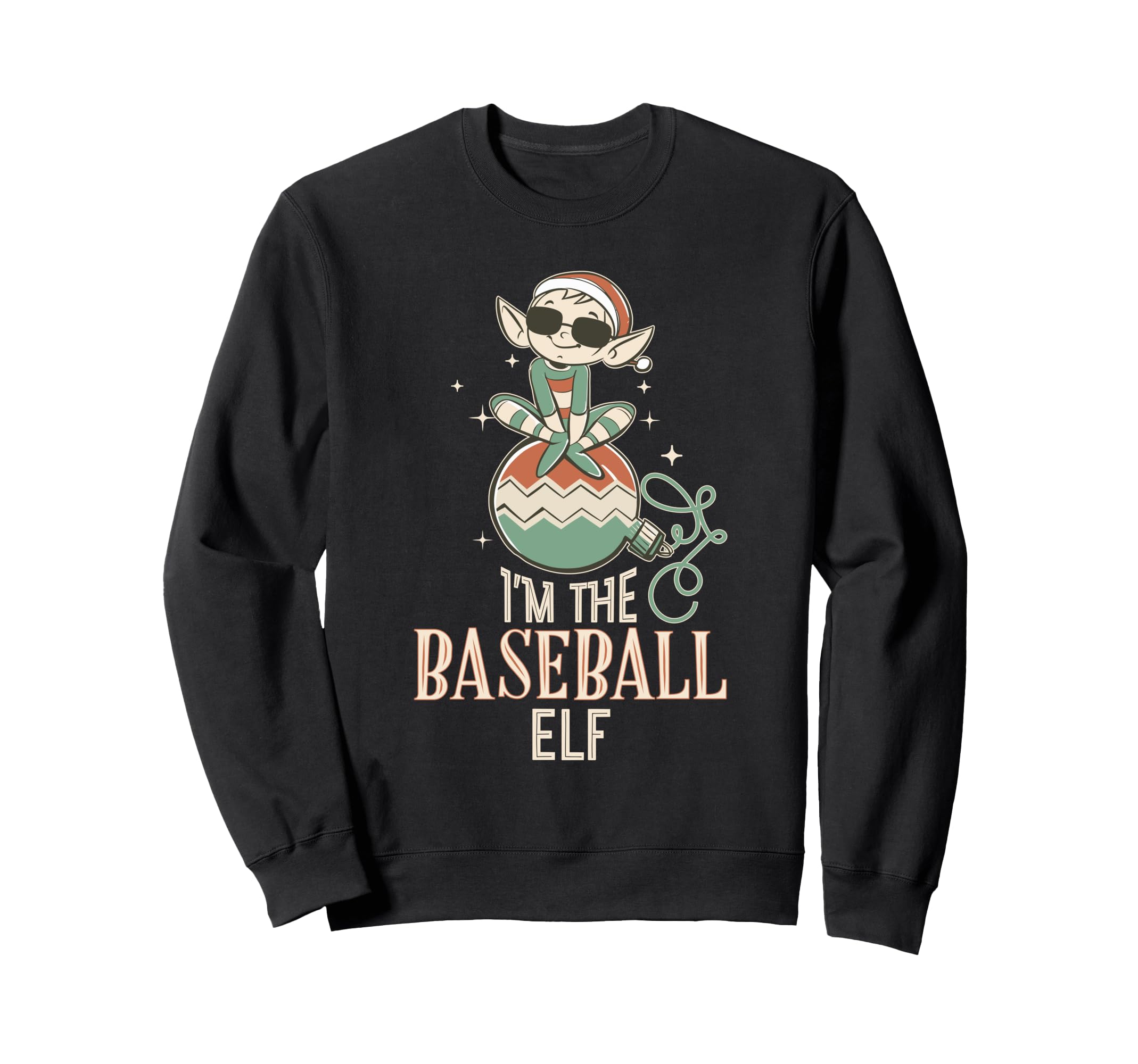 Im Baseball Elf Matching Family Sweatshirt - Fun Novelty Design for Adults - T-Shirt, Sweatshirt, Hoodie