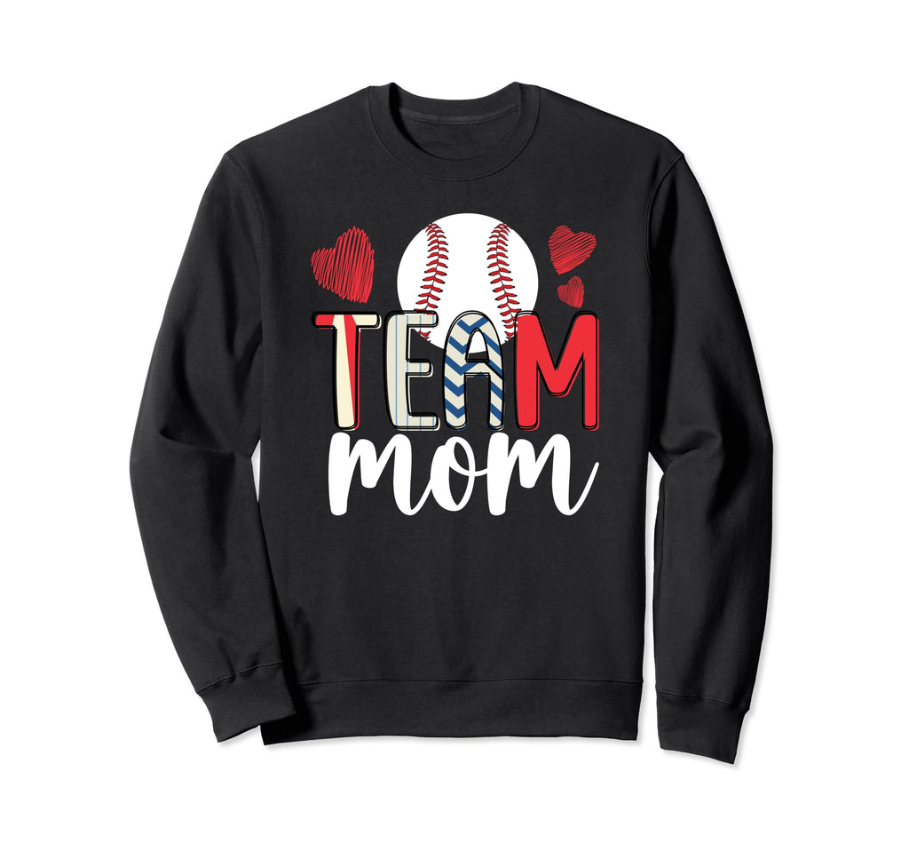 Baseball Team Mom Appreciation Sweatshirt - Custom Art Print Unisex - T-Shirt, Sweatshirt, Hoodie
