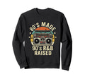 80S Made 90S R B Raised Old School Sweatshirt - Aesthetic Graphic Unisex - T-Shirt, Sweatshirt, Hoodie