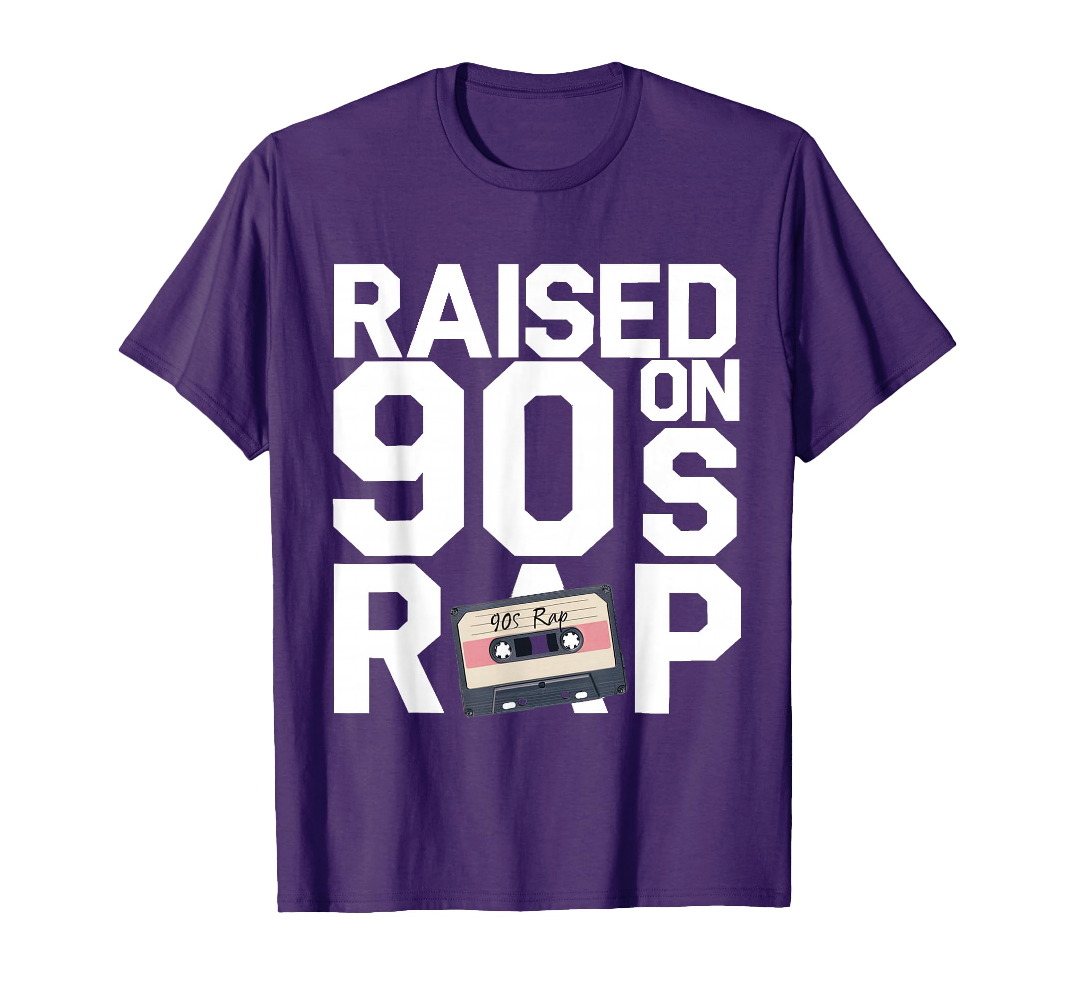 Raised 90S Rap Old School Hip Hop T-Shirt - Streetwear Style for Adults - T-Shirt, Sweatshirt, Hoodie