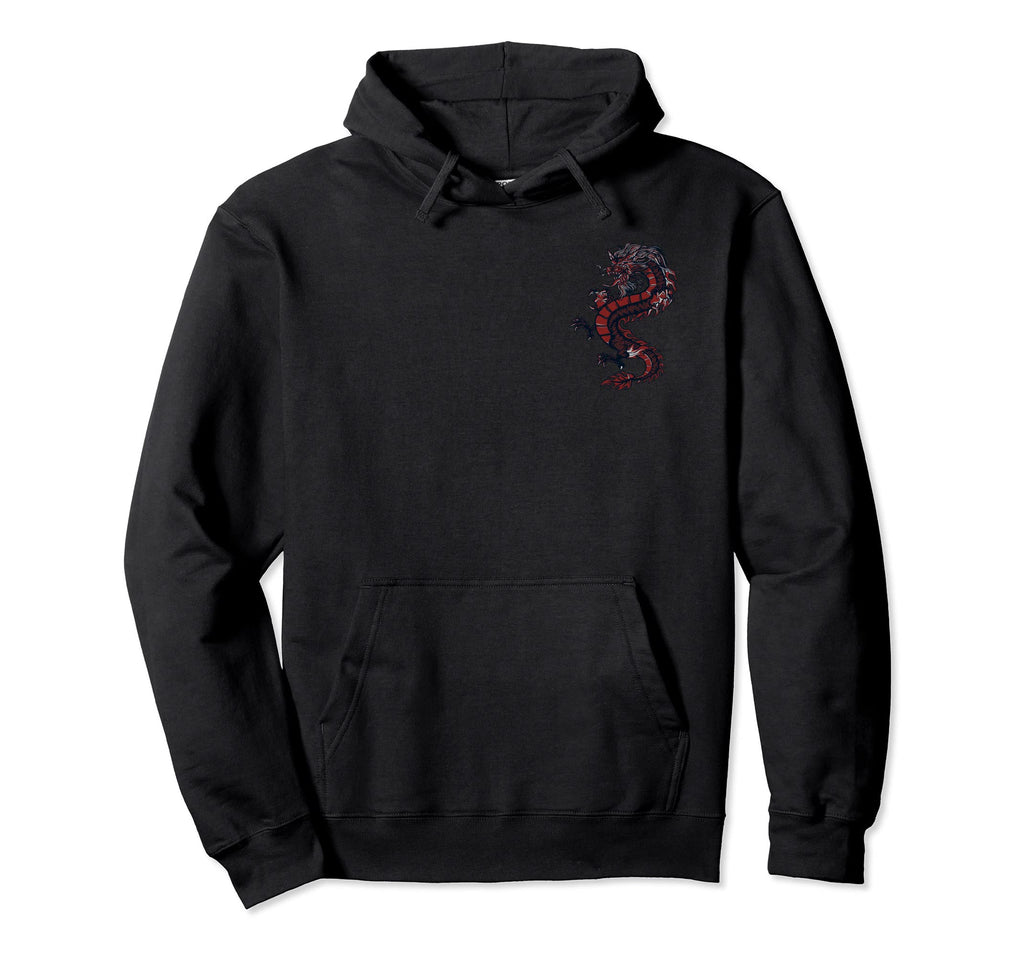 Chinese Dragon Dragon Grunge Hoodie - Casual Everyday Wear for Adults - T-Shirt, Sweatshirt, Hoodie