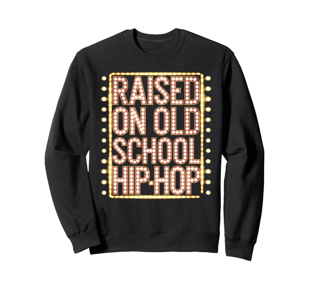 Raised Old School Hip Hop Cassette Sweatshirt - Minimalist Print Men Women - T-Shirt, Sweatshirt, Hoodie
