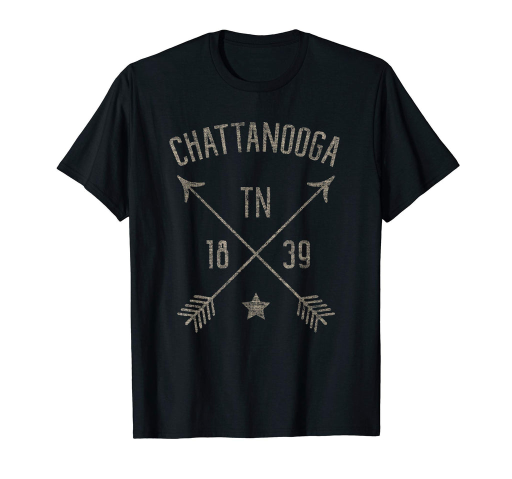 Chattanooga Tn Distressed Home City T-Shirt - Novelty Apparel Unisex - T-Shirt, Sweatshirt, Hoodie