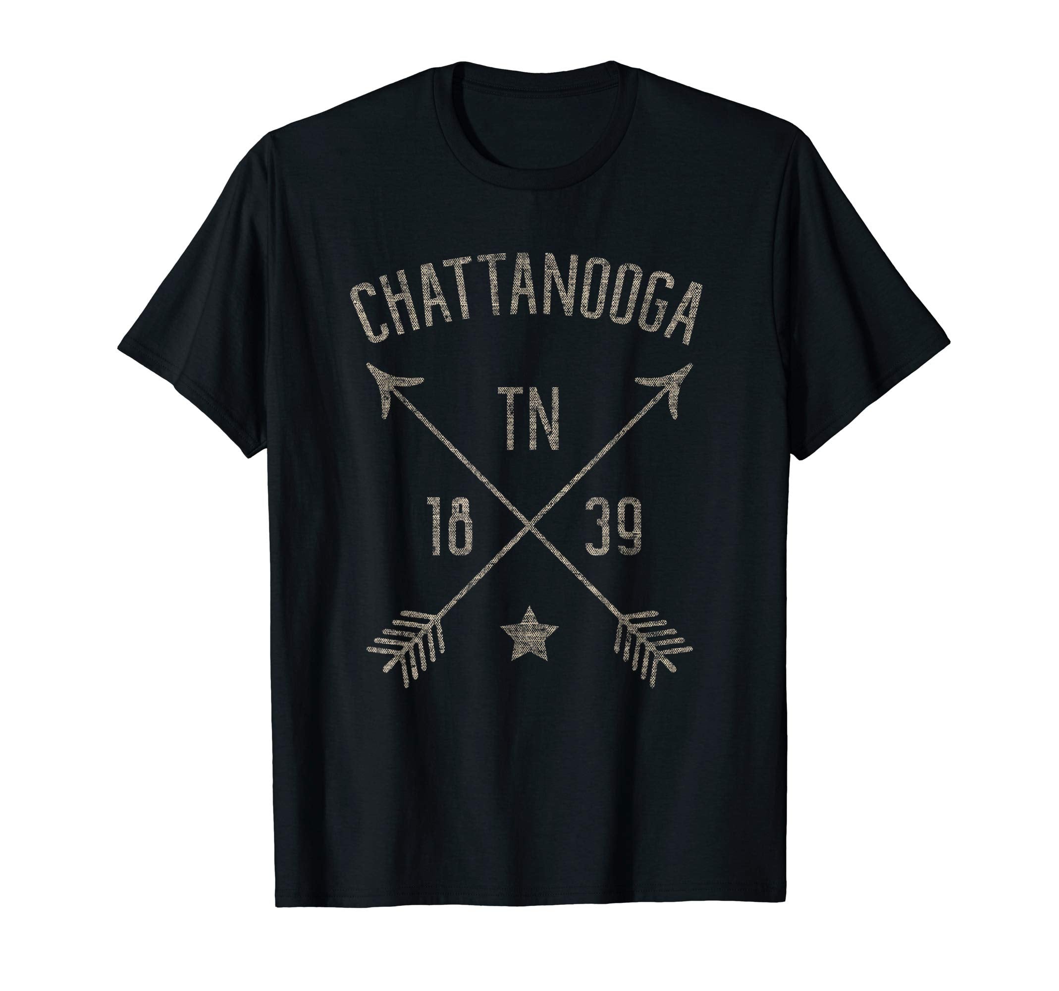 Chattanooga Tn Distressed Home City T-Shirt - Novelty Apparel Unisex - T-Shirt, Sweatshirt, Hoodie