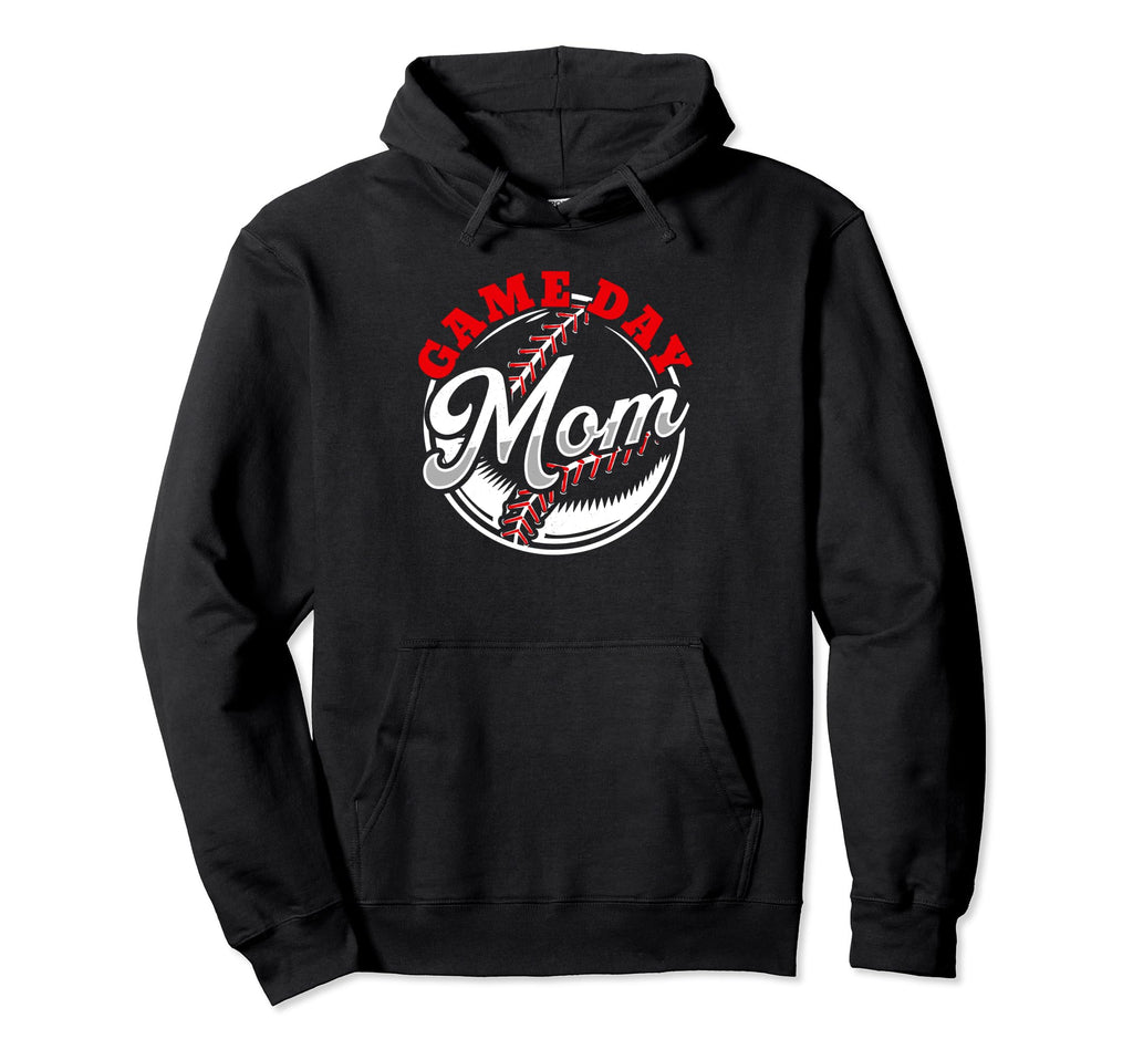 Game Day Mom Proud Baseball Parent Summer Hoodie - Novelty Apparel Unisex - T-Shirt, Sweatshirt, Hoodie