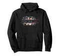 Womens Foxtrot Tango Delta Boho Floral Hoodie - Novelty Apparel Unisex - T-Shirt, Sweatshirt, Hoodie