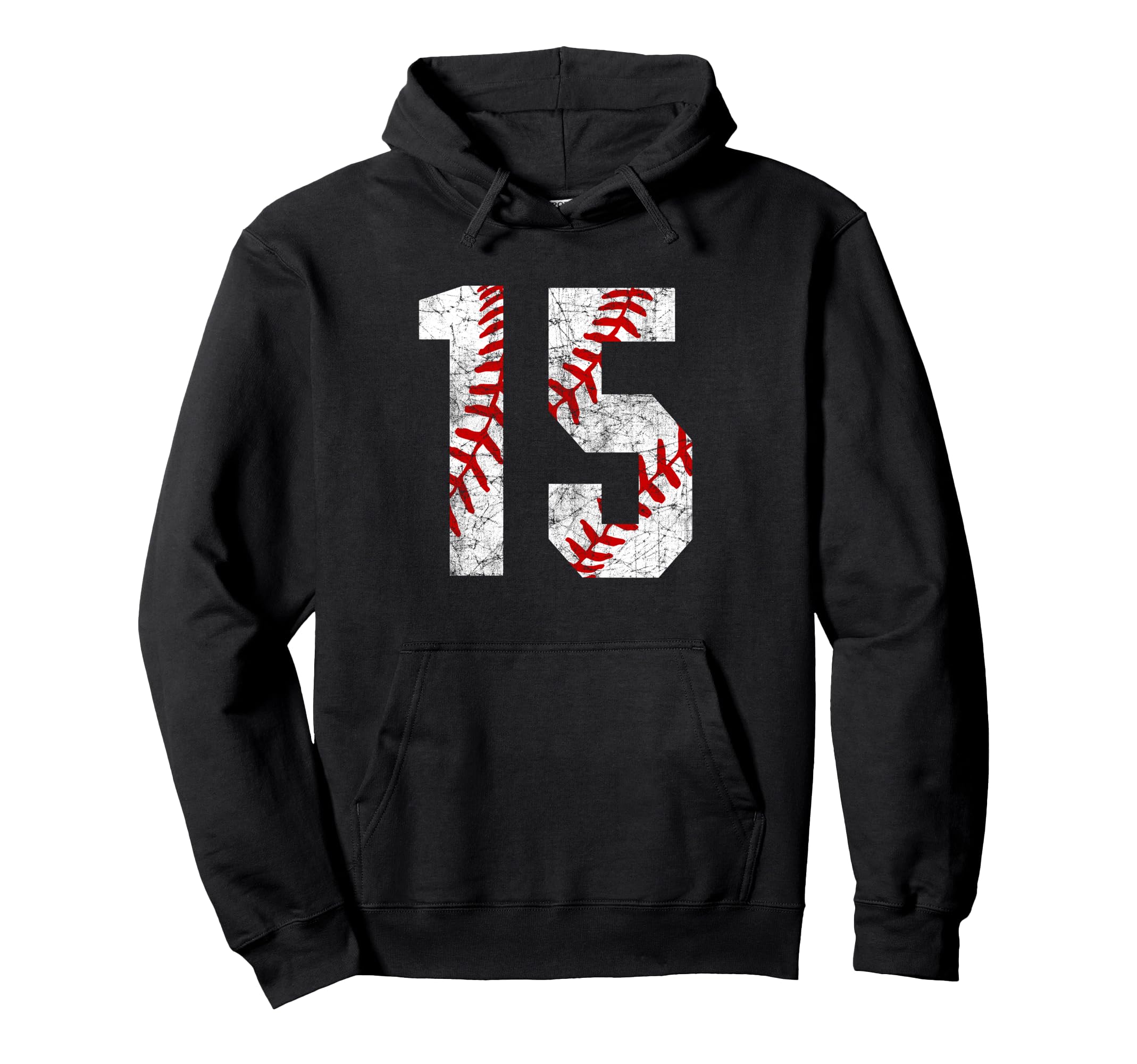 Baseball Mom 15 Jersey Baseball Hoodie - Minimalist Print for Adults - T-Shirt, Sweatshirt, Hoodie