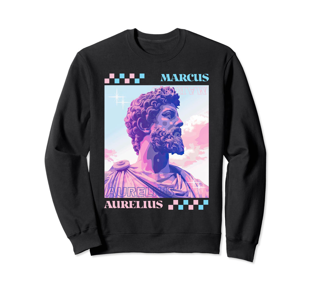 Marcus Aurelius Stoic Philosophy Y2K Sweatshirt - Trendy Graphic Men Women - T-Shirt, Sweatshirt, Hoodie