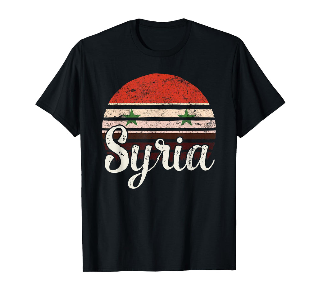 Syria Flag Sunset Art T-Shirt - Streetwear Style Unisex - T-Shirt, Sweatshirt, Hoodie