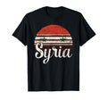 Syria Flag Sunset Art T-Shirt - Streetwear Style Unisex - T-Shirt, Sweatshirt, Hoodie