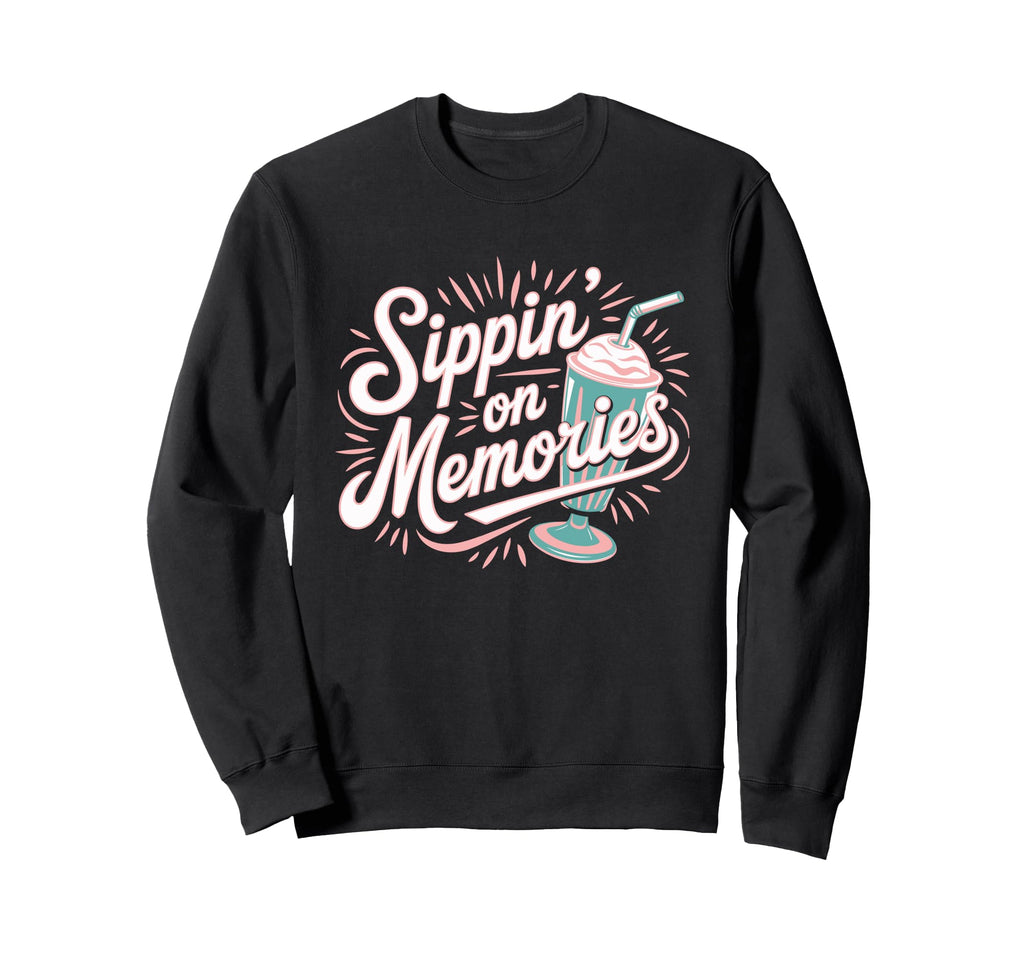 Fast Food Nostalgia Diner Sweatshirt - Casual Everyday Wear Men Women - T-Shirt, Sweatshirt, Hoodie