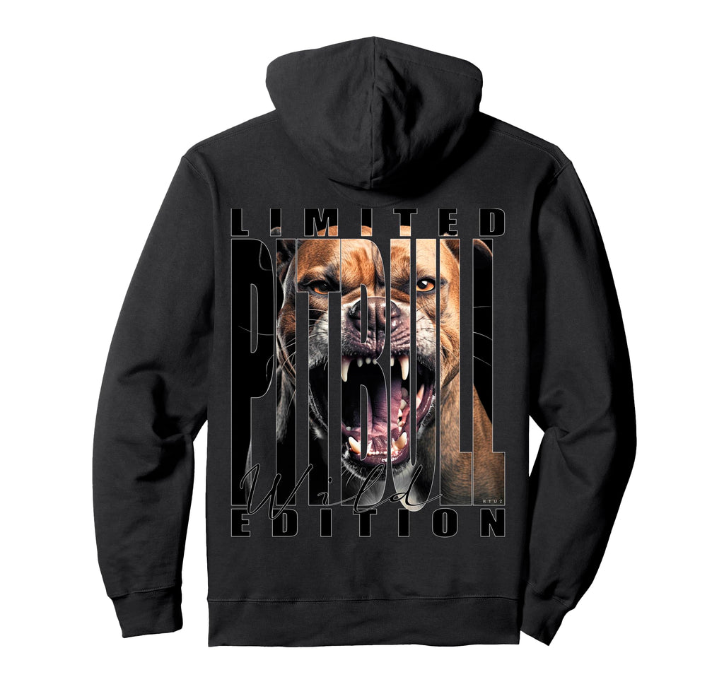 Back Y2K Streetwear Dog Pit Bull Hoodie - Trendy Graphic Unisex - T-Shirt, Sweatshirt, Hoodie