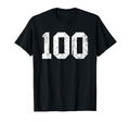 Number 100 Sport White Varsity Number T-Shirt - Streetwear Style Unisex - T-Shirt, Sweatshirt, Hoodie