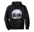 Camera Watercolor Photographers Hoodie - Unique Graphic Men Women - T-Shirt, Sweatshirt, Hoodie