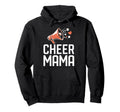 Cheer Mom Mother Bow Cheerleader Hoodie - Fun Novelty Design Men Women - T-Shirt, Sweatshirt, Hoodie