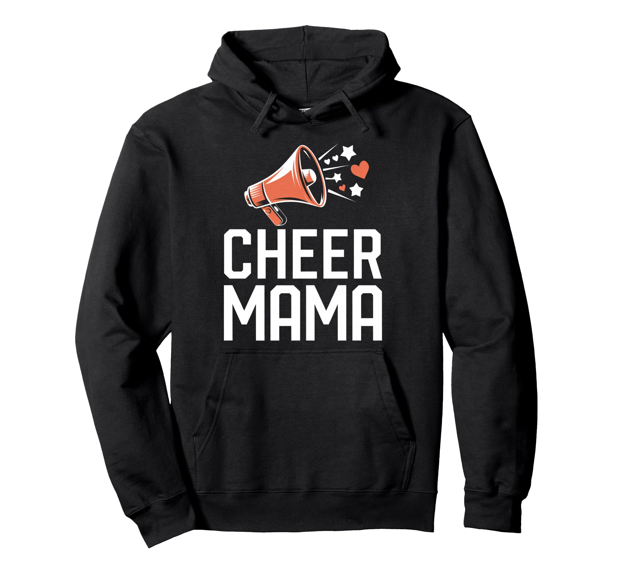 Cheer Mom Mother Bow Cheerleader Hoodie - Fun Novelty Design Men Women - T-Shirt, Sweatshirt, Hoodie