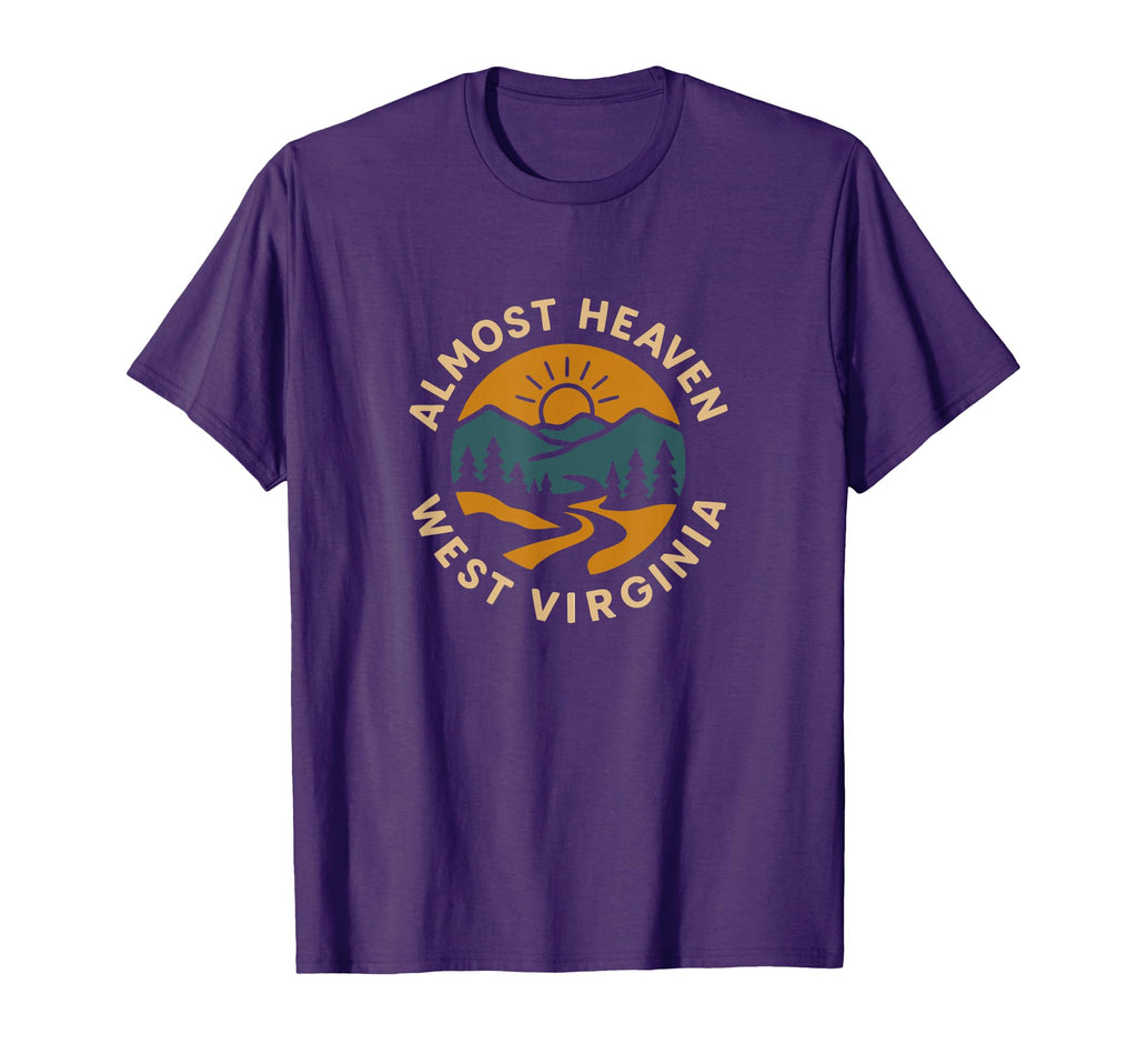 Almost Heaven West Virginia T-Shirt - Trendy Graphic Men Women - T-Shirt, Sweatshirt, Hoodie