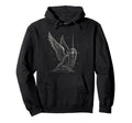 Celestial Goth Angel Dark Fairy Hoodie - Minimalist Print Men Women - T-Shirt, Sweatshirt, Hoodie