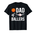 Dad Ballers Proud Baseball Basketball Dad T-Shirt - Custom Art Print Unisex - T-Shirt, Sweatshirt, Hoodie