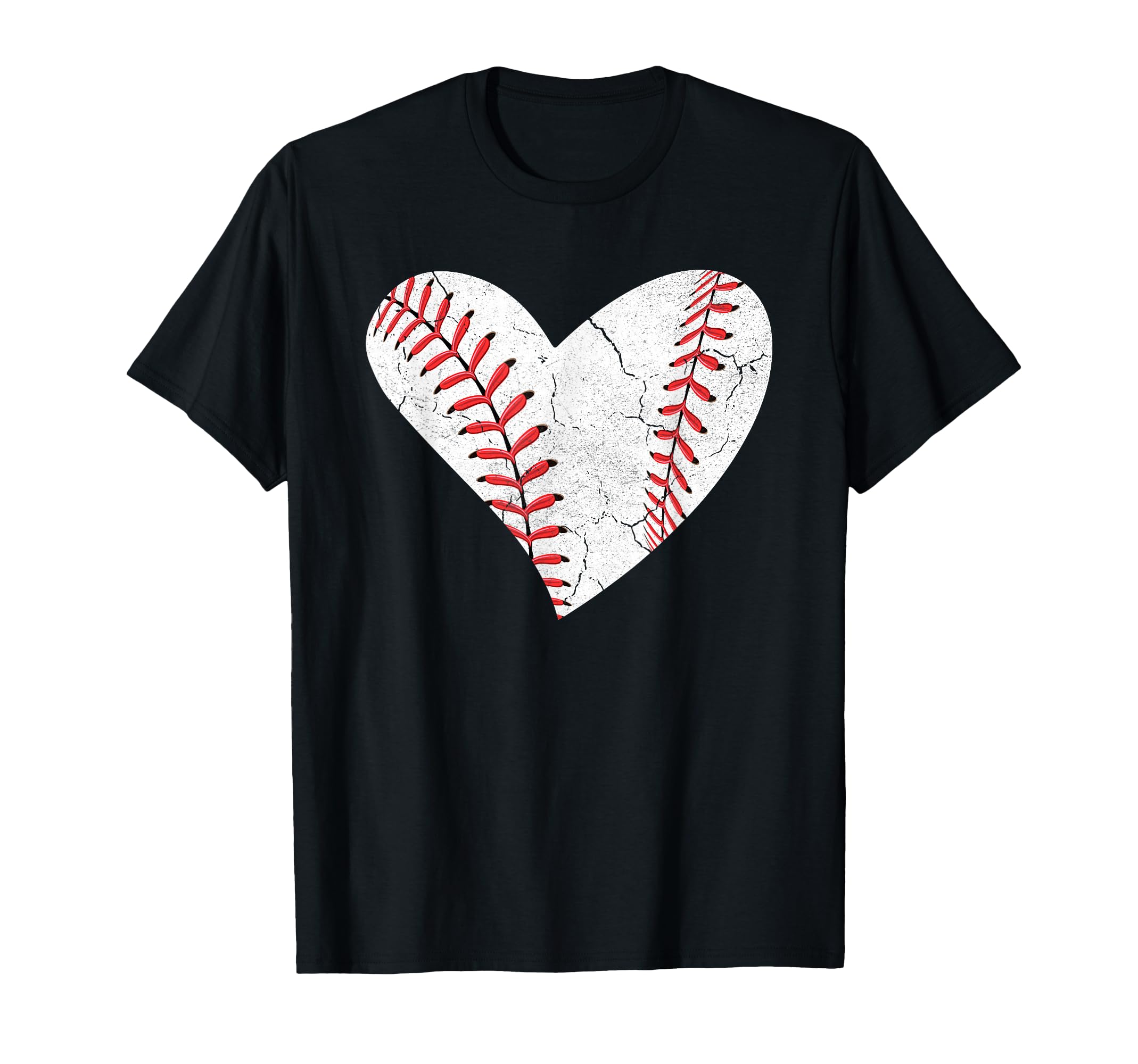 Baseball Heart Sports Player Mom Dad T-Shirt - Aesthetic Graphic for Adults - T-Shirt, Sweatshirt, Hoodie