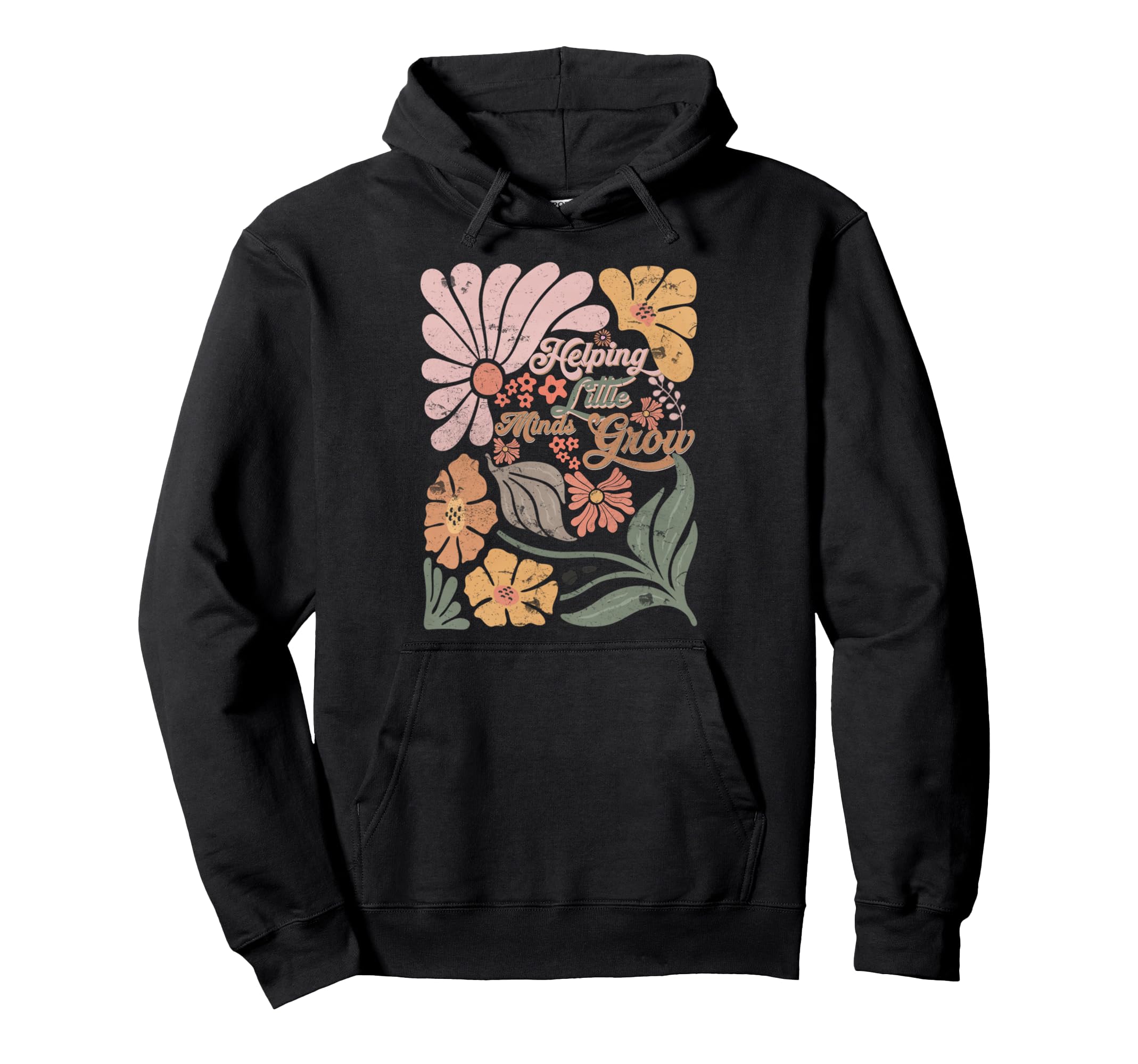 Boho Teacher Back To School Helping Hoodie - Graphic Print for Adults - T-Shirt, Sweatshirt, Hoodie
