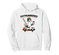 Outnumbered Baseball Mama Goose Mothers Hoodie - Fun Novelty Design Unisex - T-Shirt, Sweatshirt, Hoodie