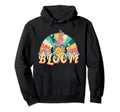 Bloom Flower Power Hippie Boho Hoodie - Minimalist Print for Adults - T-Shirt, Sweatshirt, Hoodie