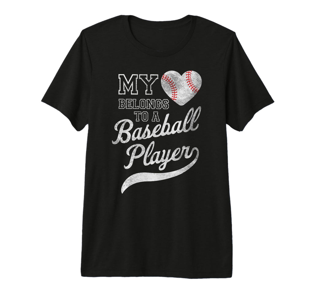 Womens Baseball Player Wife Or T-Shirt - Fun Novelty Design for Adults - T-Shirt, Sweatshirt, Hoodie