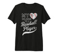 Womens Baseball Player Wife Or T-Shirt - Fun Novelty Design for Adults - T-Shirt, Sweatshirt, Hoodie