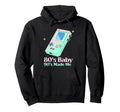 80S 90S Made Me Nostalgia Hoodie - Casual Everyday Wear Men Women - T-Shirt, Sweatshirt, Hoodie