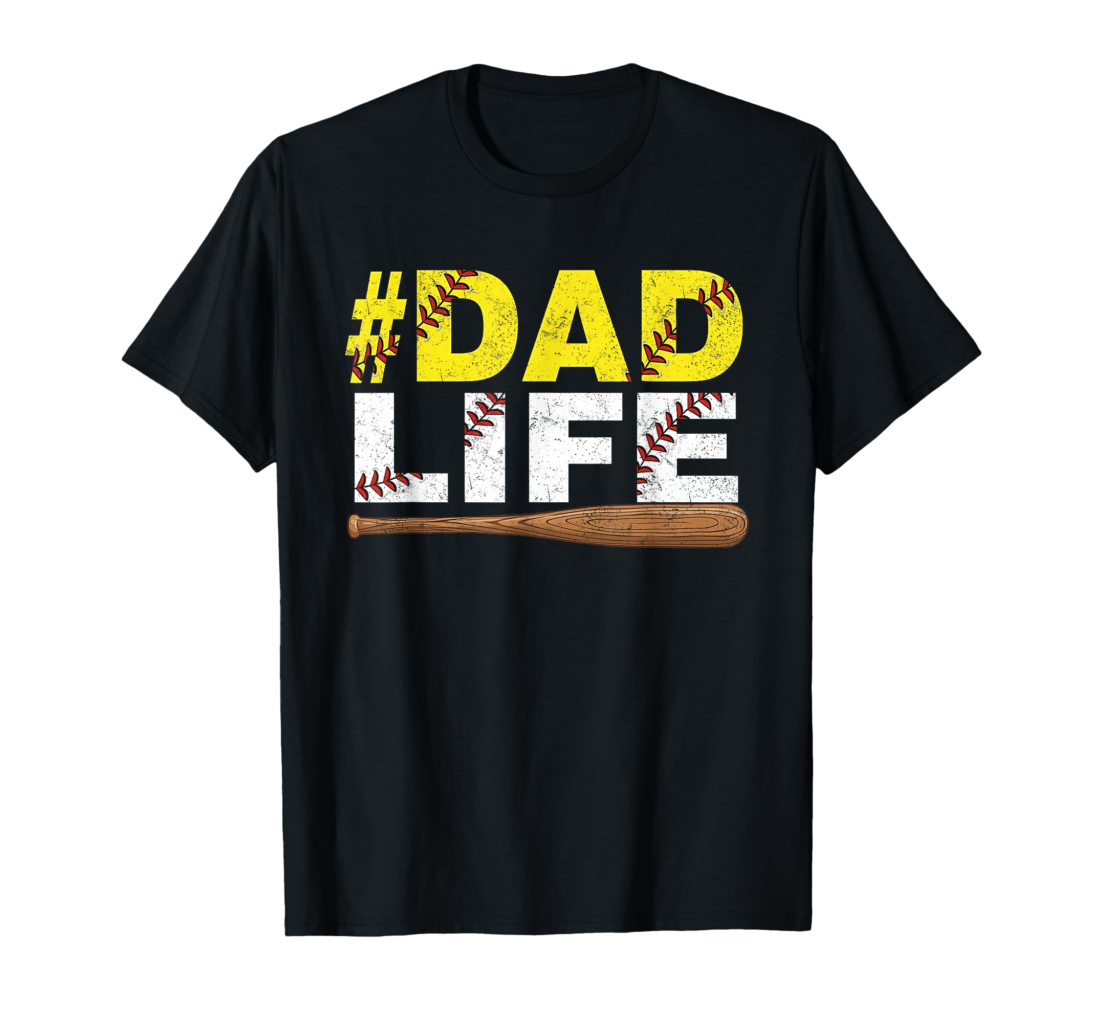Funny Dad Life Softball Baseball T-Shirt - Casual Everyday Wear for Adults - T-Shirt, Sweatshirt, Hoodie