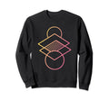 Geometric Gradient Shapes 80S Sweatshirt - Fun Novelty Design Unisex - T-Shirt, Sweatshirt, Hoodie