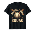 Baseball Mom Squad Proud Sports T-Shirt - Minimalist Print for Adults - T-Shirt, Sweatshirt, Hoodie