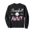 Baseball Aunt Birthday Sport Sweatshirt - Minimalist Print Men Women - T-Shirt, Sweatshirt, Hoodie