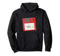 Floppy Disk Wink Funny Old School 90S Hoodie - Fun Novelty Design Men Women - T-Shirt, Sweatshirt, Hoodie