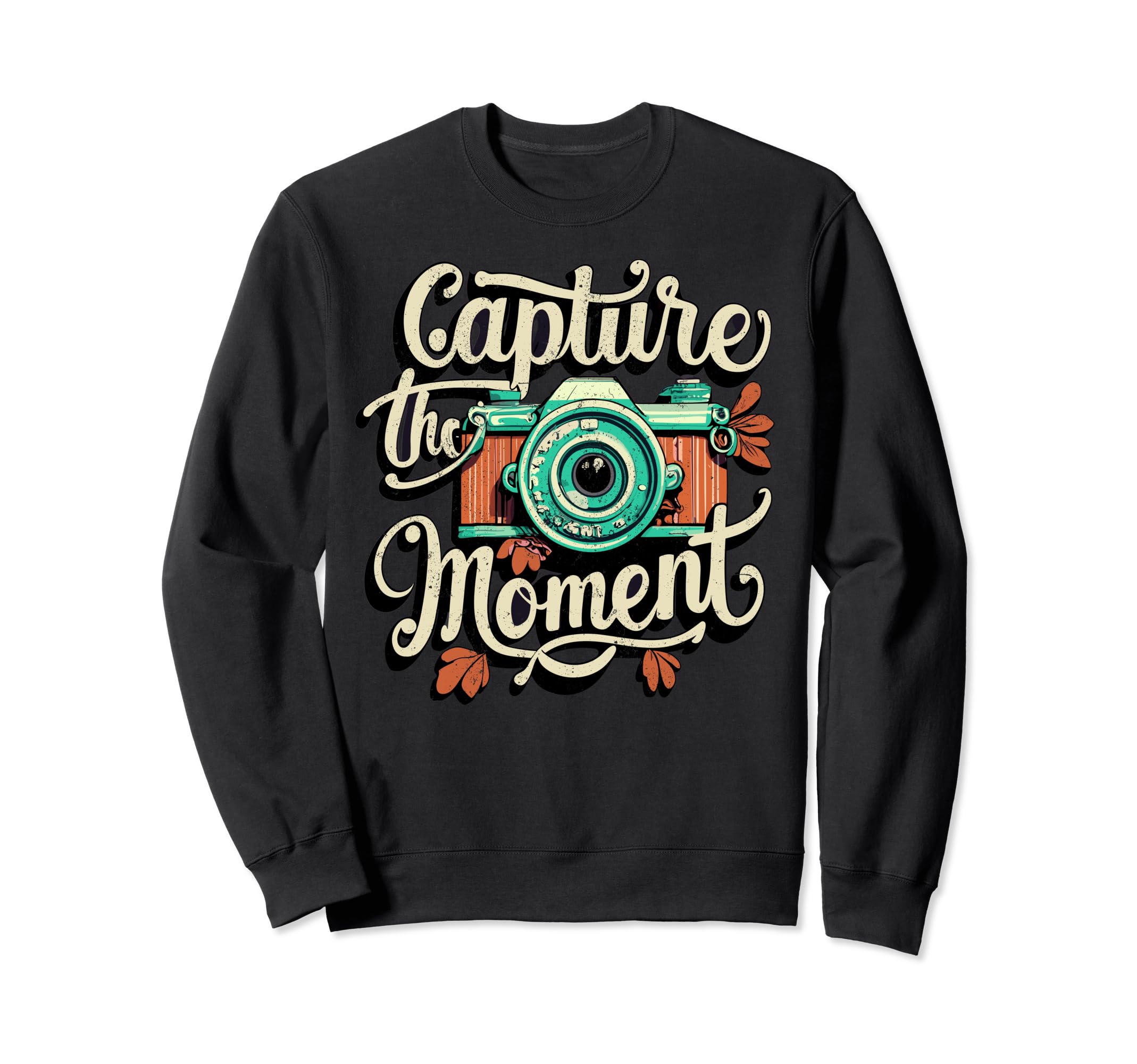 Photographer Camera Capture Moment Sweatshirt - Trendy Graphic Men Women - T-Shirt, Sweatshirt, Hoodie