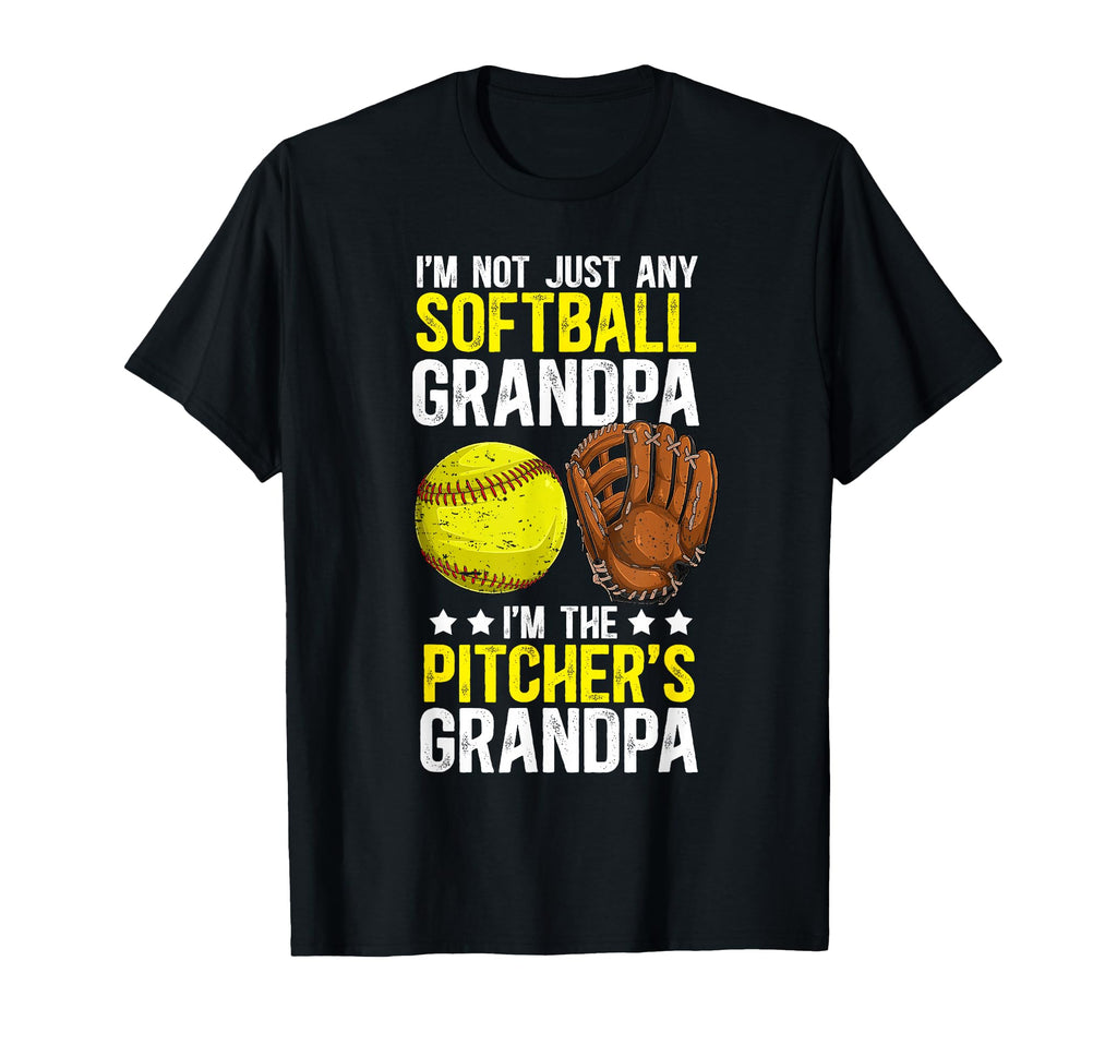 Im Softball Pitcher Grandpa Softball T-Shirt - Casual Everyday Wear Unisex - T-Shirt, Sweatshirt, Hoodie